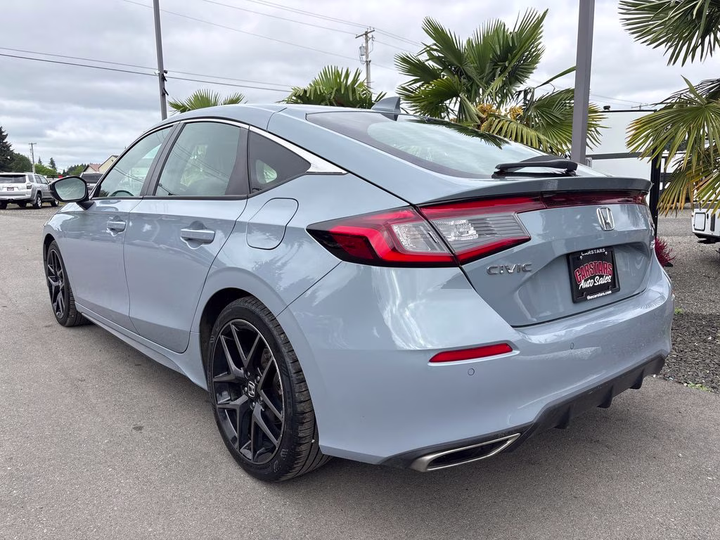 2022 Gray Honda Civic Sport Touring FWD Hatchback