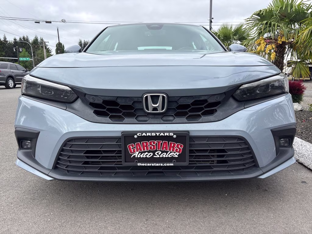 2022 Gray Honda Civic Sport Touring FWD Hatchback