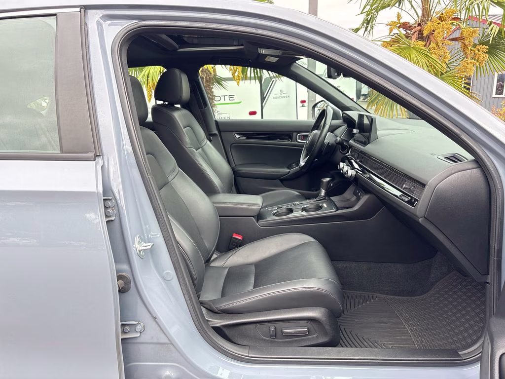 2022 Gray Honda Civic Sport Touring FWD Hatchback