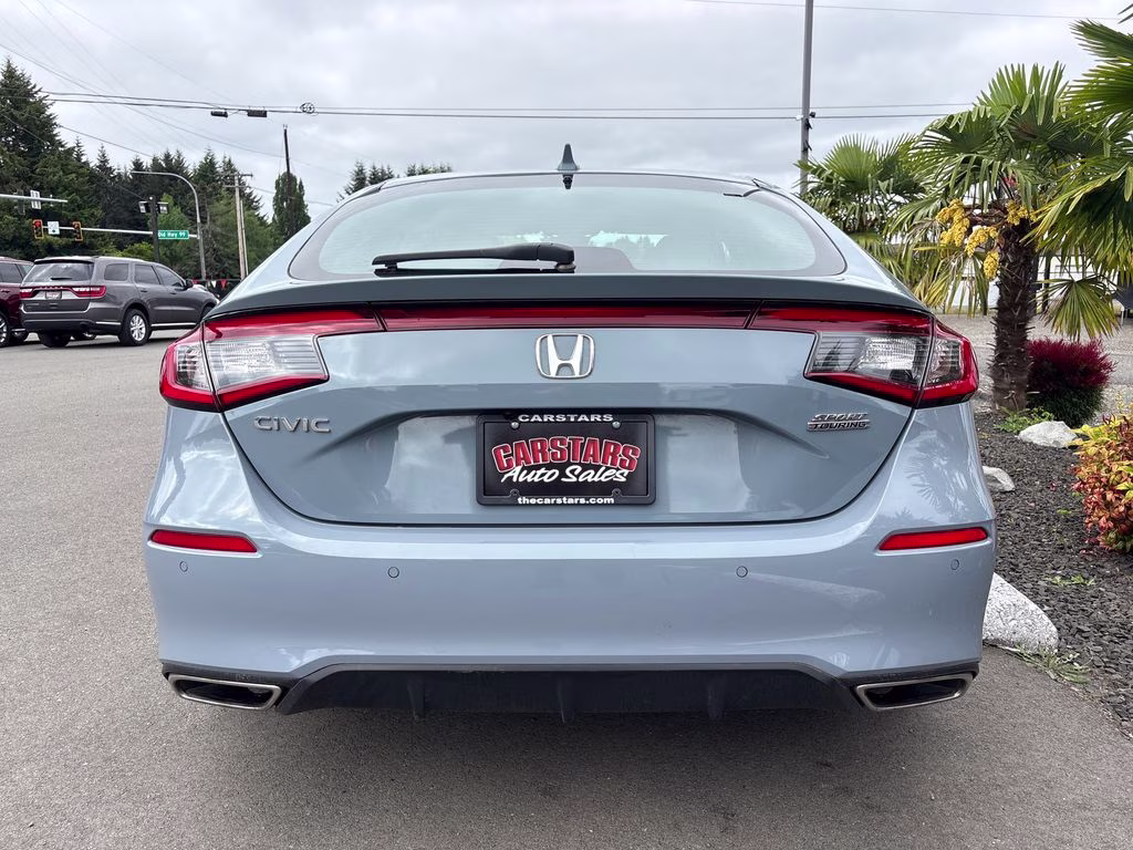2022 Gray Honda Civic Sport Touring FWD Hatchback