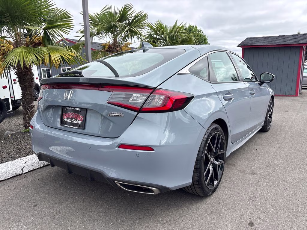 2022 Gray Honda Civic Sport Touring FWD Hatchback