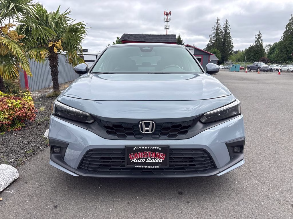2022 Gray Honda Civic Sport Touring FWD Hatchback