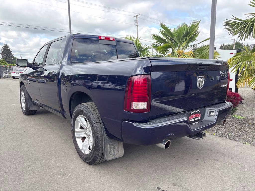 2016 True Blue Pearlcoat Ram 1500 Sport 4X4 Truck