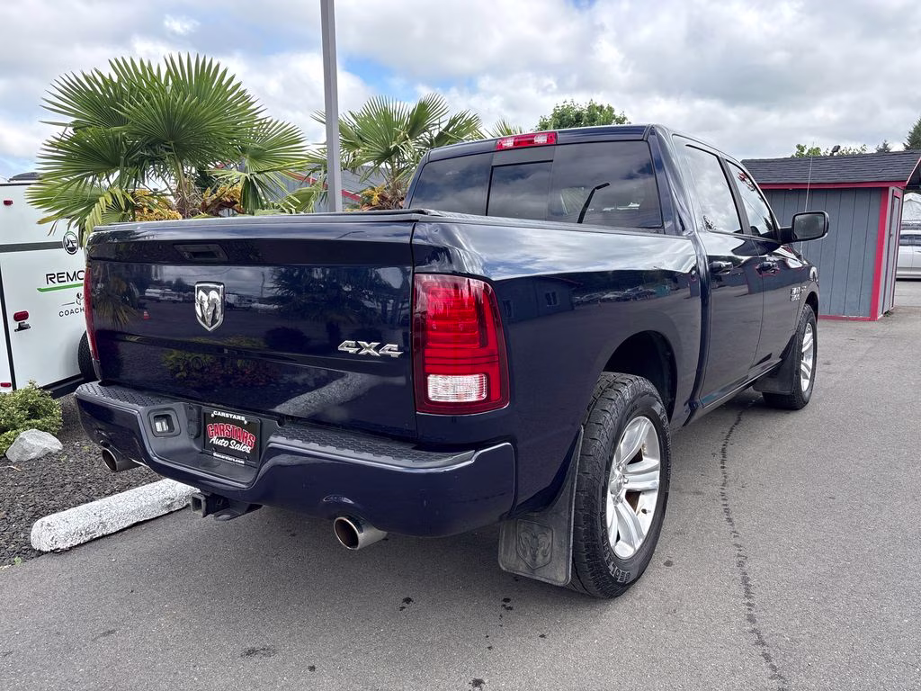 2016 True Blue Pearlcoat Ram 1500 Sport 4X4 Truck