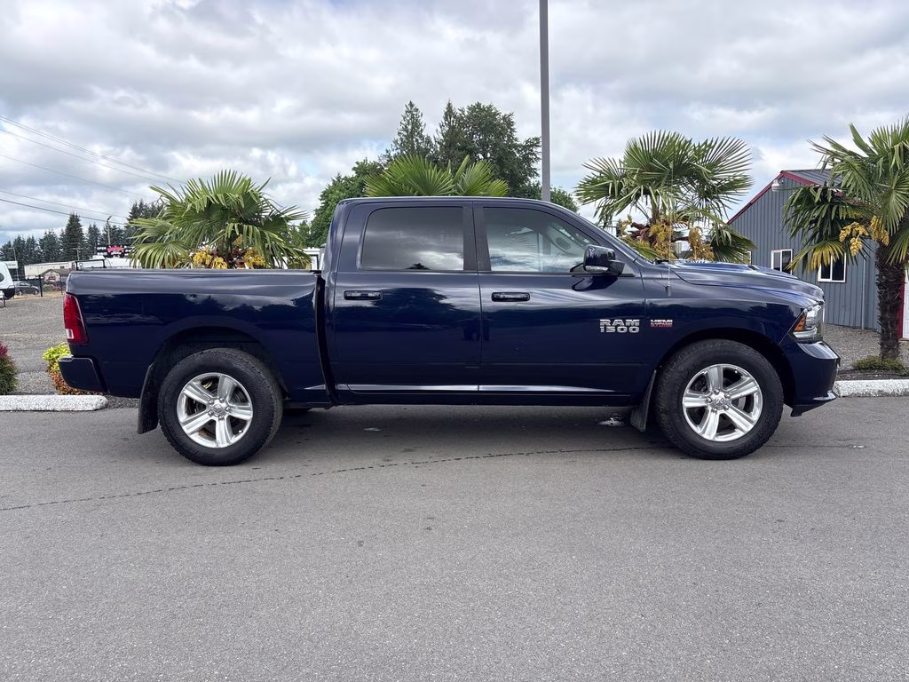 2016 True Blue Pearlcoat Ram 1500 Sport 4X4 Truck