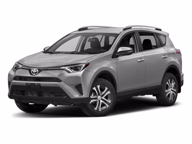 2017 Silver Sky Metallic Toyota RAV4 LE AWD SUV