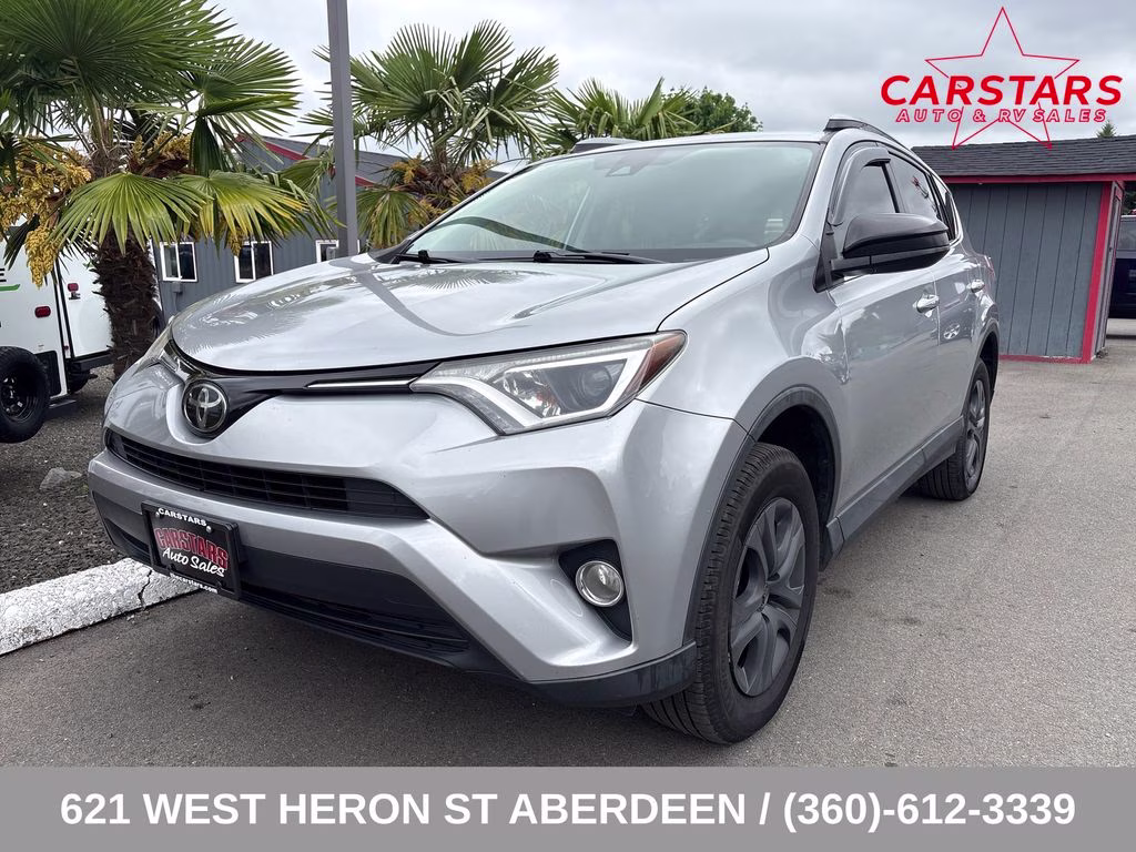 2017 Silver Sky Metallic Toyota RAV4 LE AWD SUV