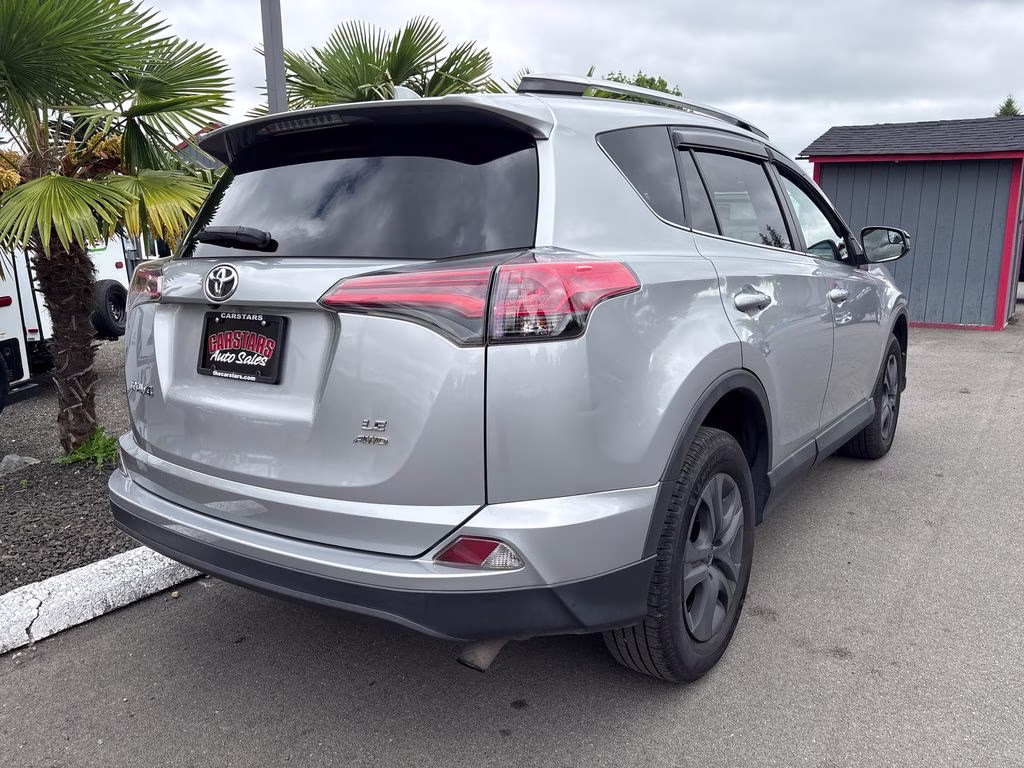 2017 Silver Sky Metallic Toyota RAV4 LE AWD SUV