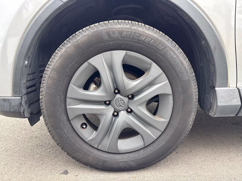 2017 Silver Sky Metallic Toyota RAV4 LE AWD SUV