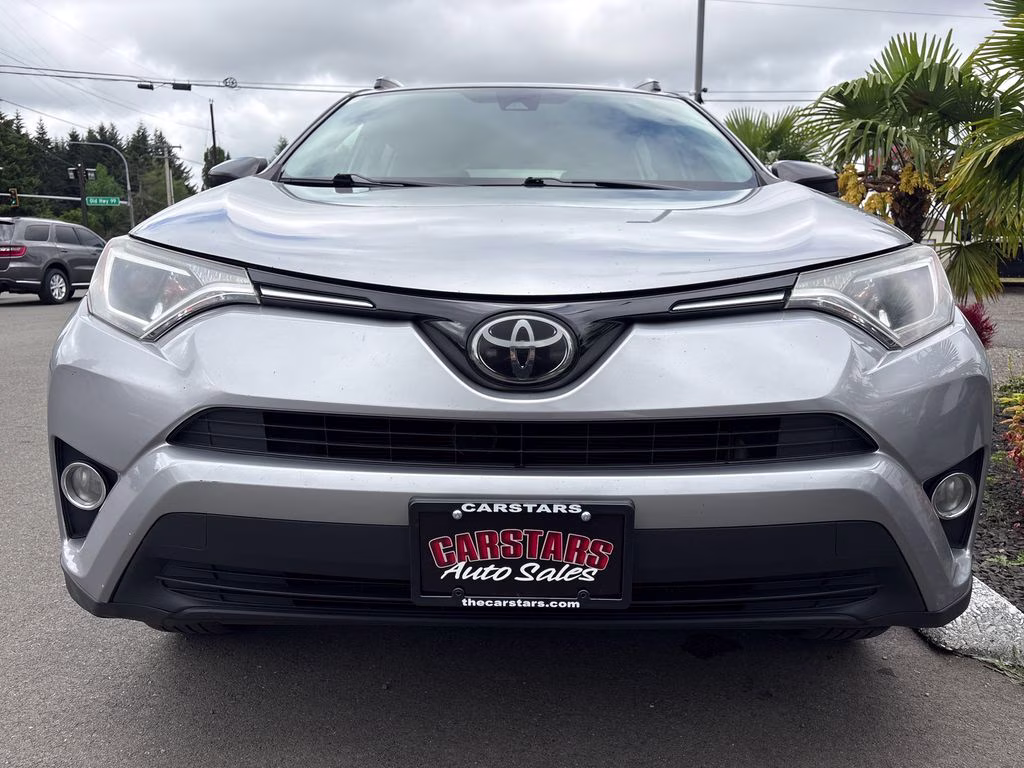 2017 Silver Sky Metallic Toyota RAV4 LE AWD SUV