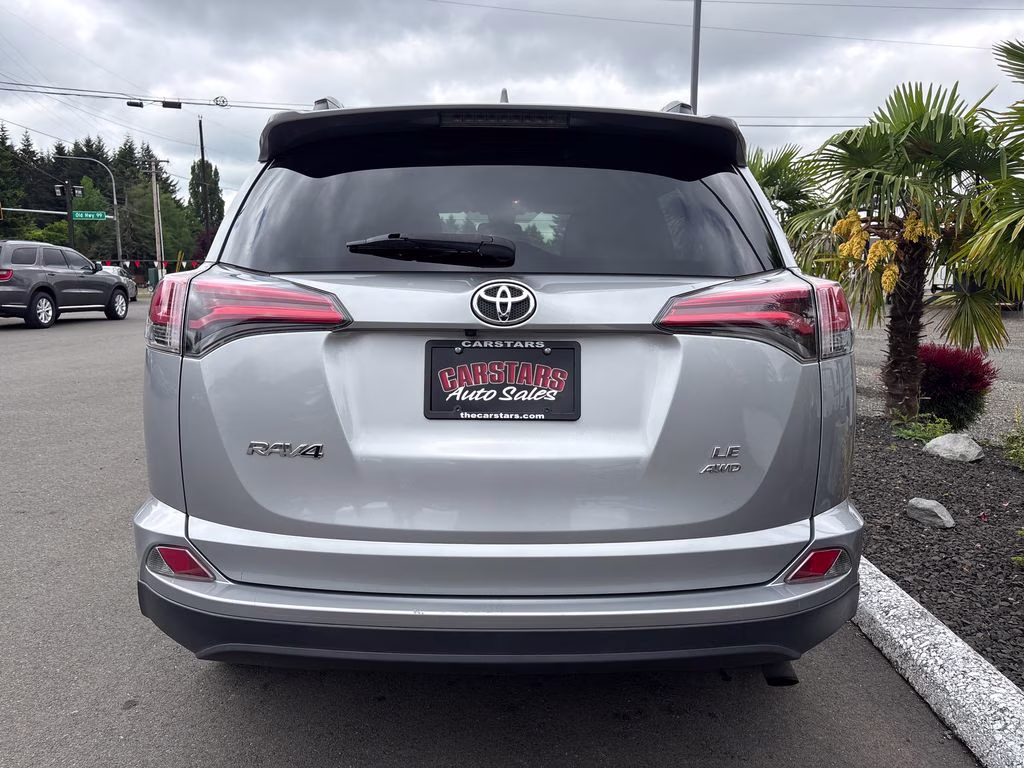2017 Silver Sky Metallic Toyota RAV4 LE AWD SUV