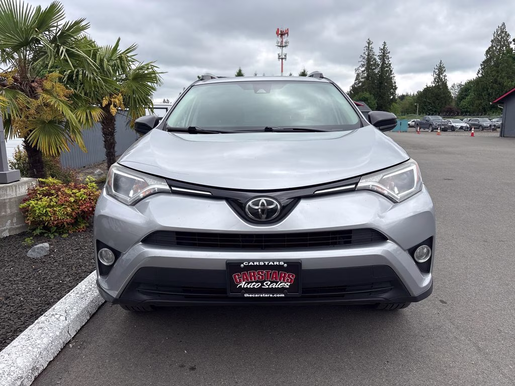 2017 Silver Sky Metallic Toyota RAV4 LE AWD SUV