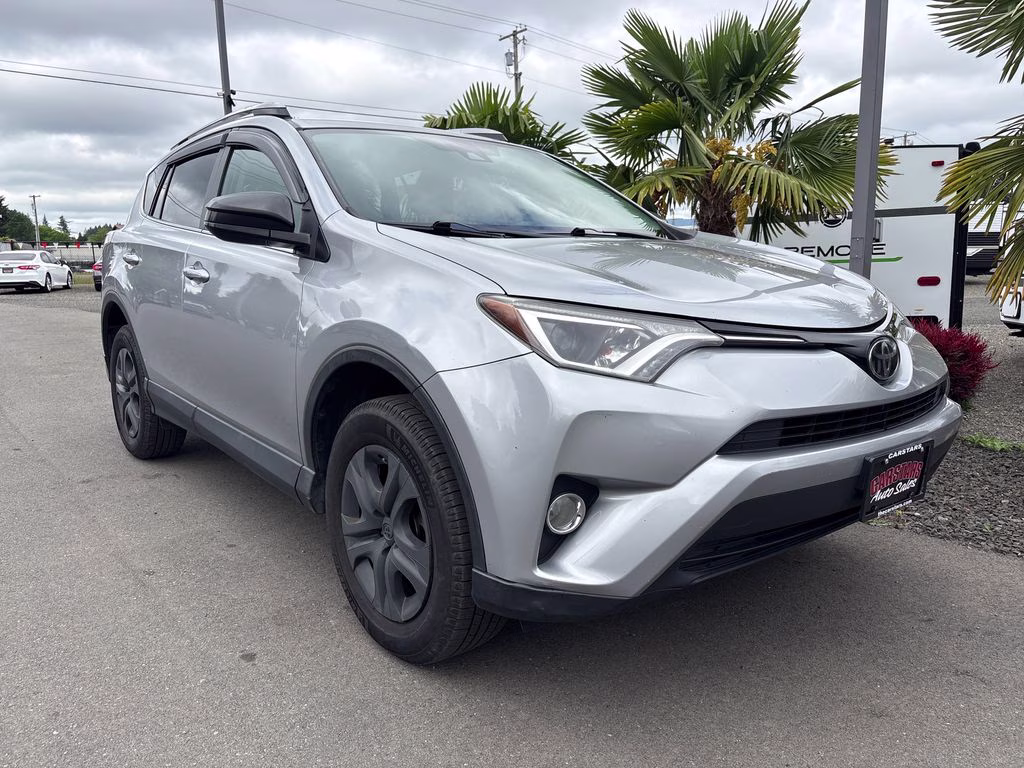 2017 Silver Sky Metallic Toyota RAV4 LE AWD SUV