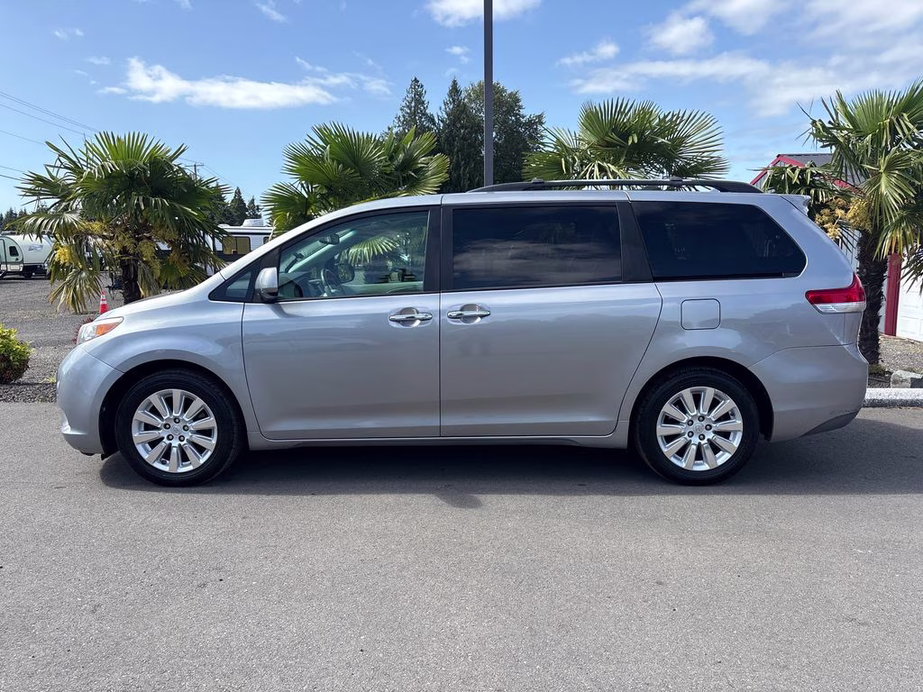2011 Silver Sky Metallic Toyota Sienna Limited AWD Crossover