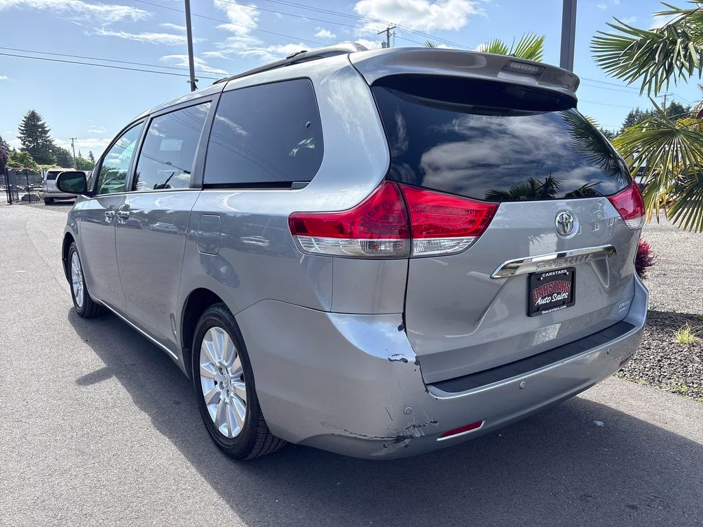 2011 Silver Sky Metallic Toyota Sienna Limited AWD Crossover