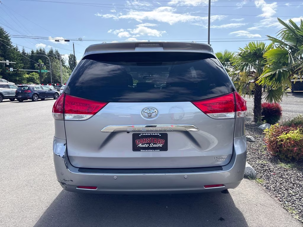 2011 Silver Sky Metallic Toyota Sienna Limited AWD Crossover