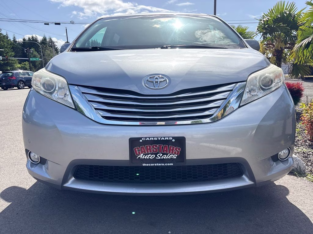 2011 Silver Sky Metallic Toyota Sienna Limited AWD Crossover