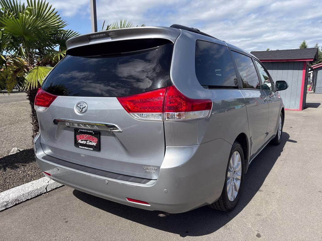 2011 Silver Sky Metallic Toyota Sienna Limited AWD Crossover