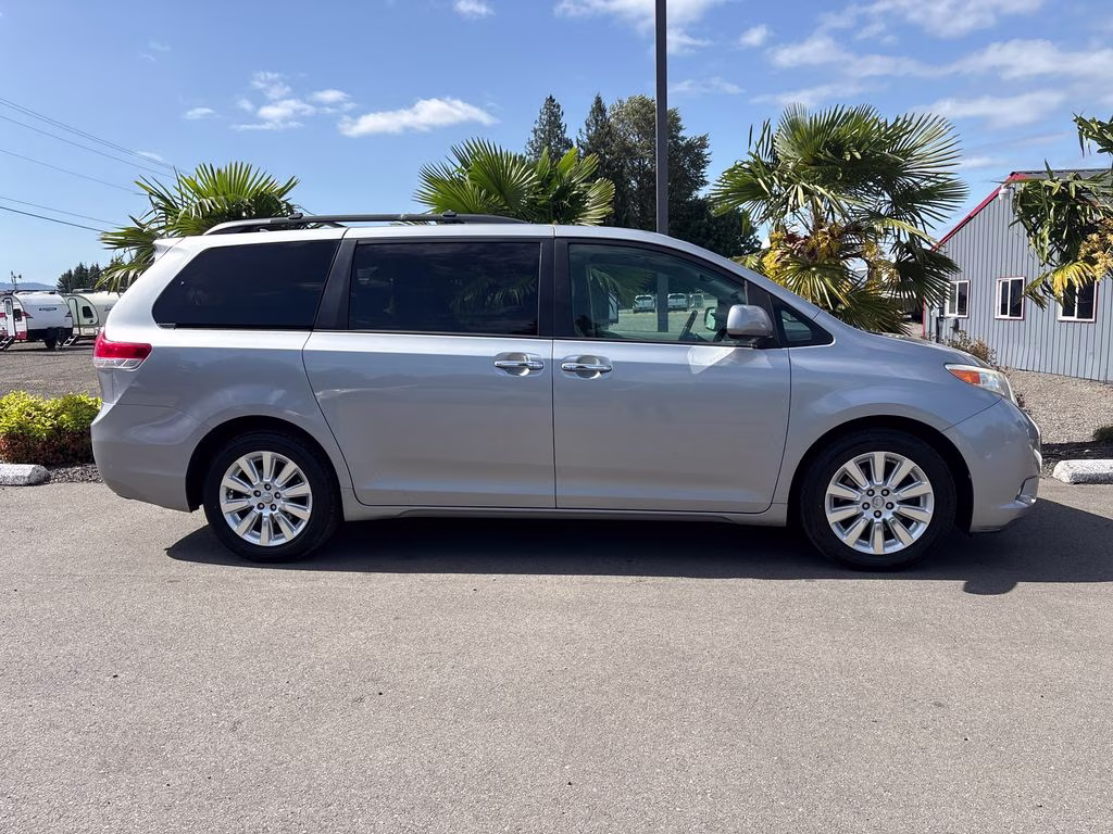 2011 Silver Sky Metallic Toyota Sienna Limited AWD Crossover