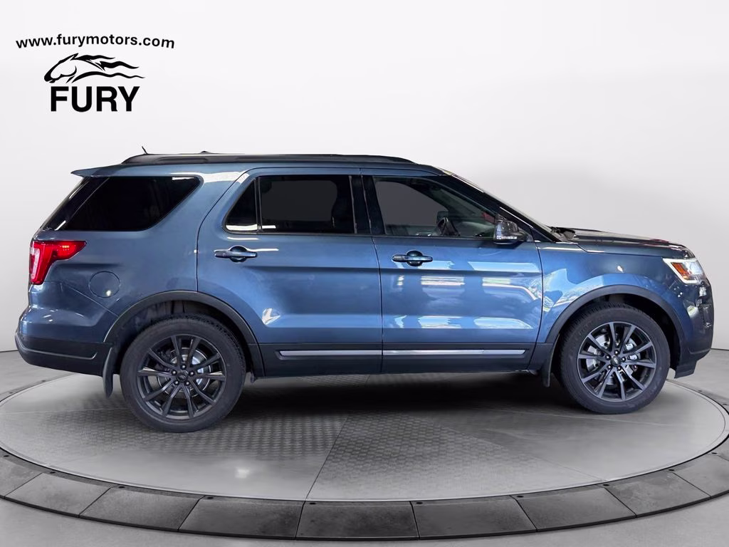 2019 Blue Metallic Ford Explorer XLT Sport Appearance w/Tow Pkg 4X4 SUV