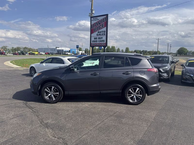 2017 Magnetic Gray Metallic Toyota RAV4 XLE AWD SUV