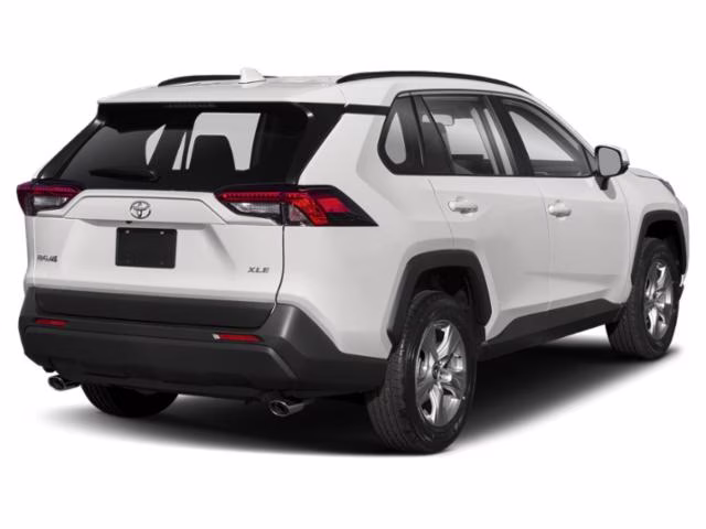2021 Super White Toyota RAV4 XLE FWD SUV