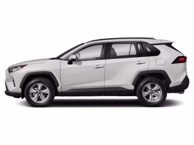 2021 Super White Toyota RAV4 XLE FWD SUV