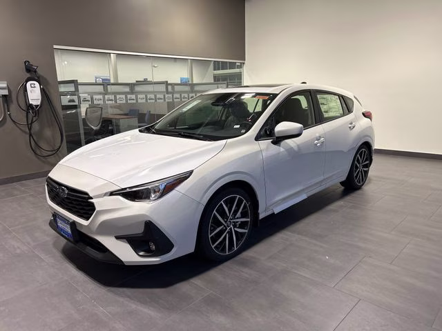 2026 Crystal White Pearl Subaru Impreza Sport AWD Hatchback