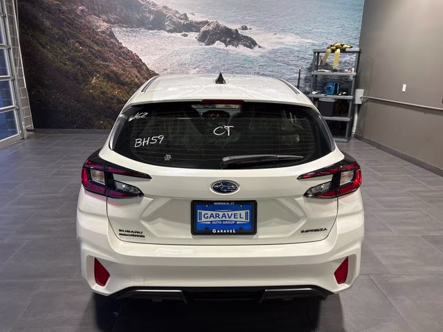 2026 Crystal White Pearl Subaru Impreza Sport AWD Hatchback