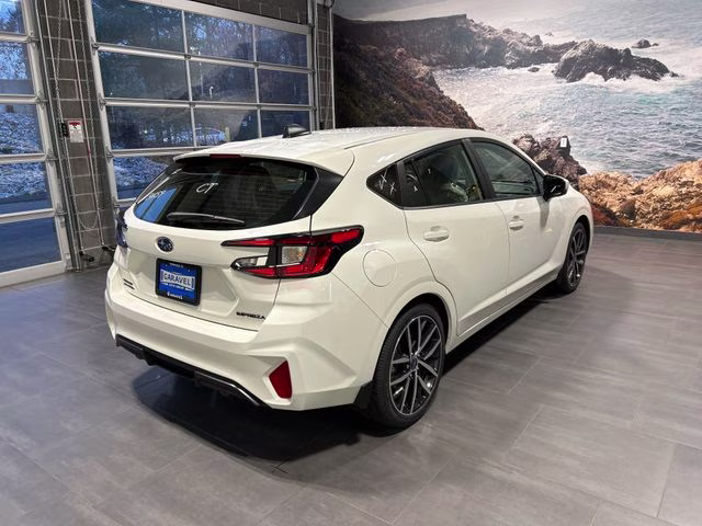 2026 Crystal White Pearl Subaru Impreza Sport AWD Hatchback