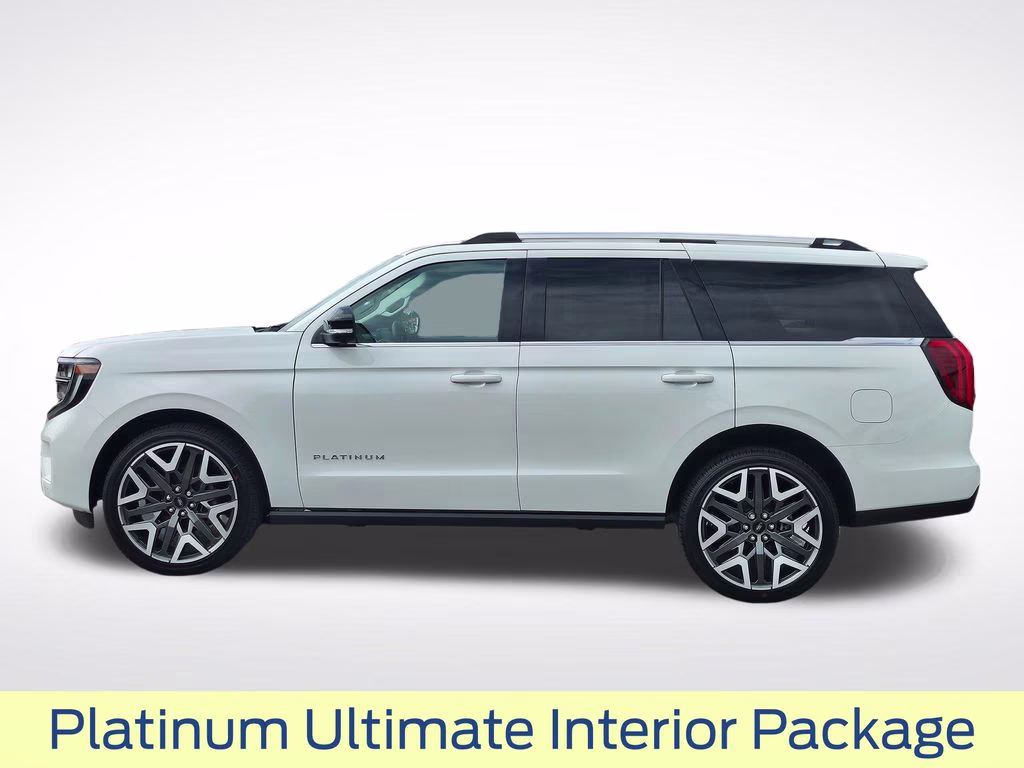 2026 Star White Metallic Tri-Coat Ford Expedition Platinum 4X4 SUV