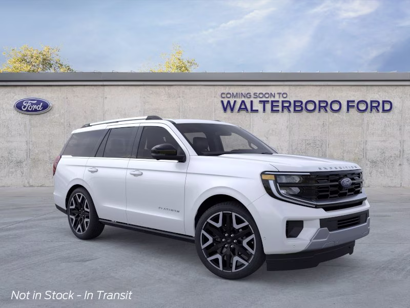 2026 Star White Metallic Tri-Coat Ford Expedition Platinum 4X4 SUV