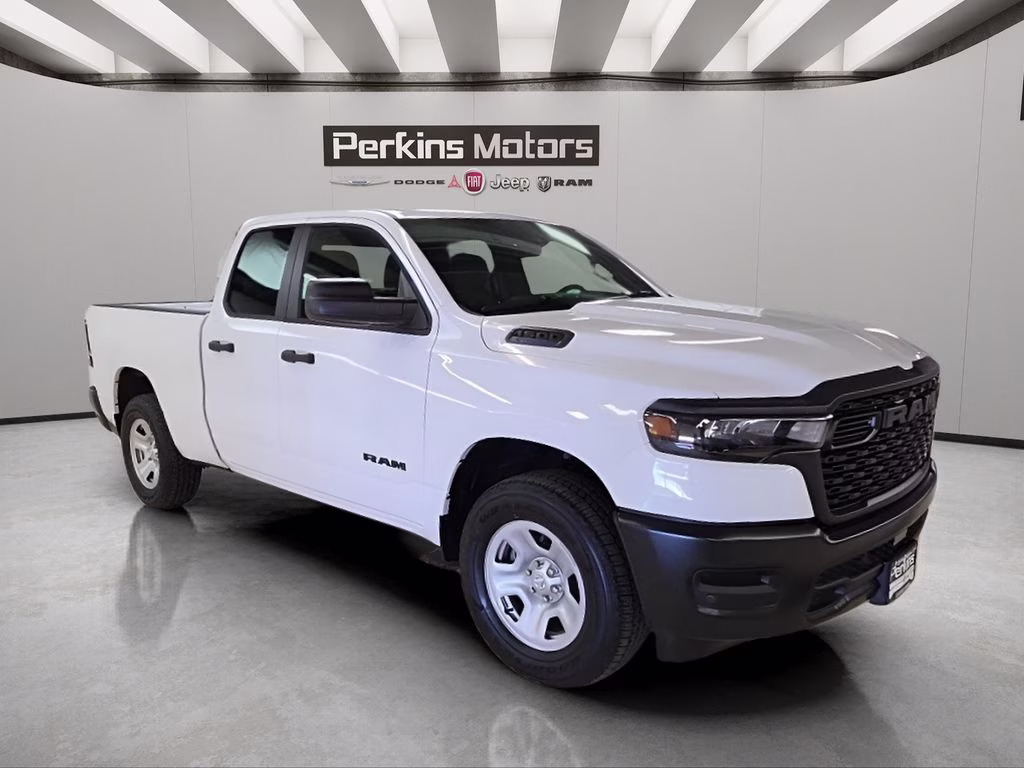 2026 Bright White Clearcoat Ram 1500 Tradesman 4X4 Truck