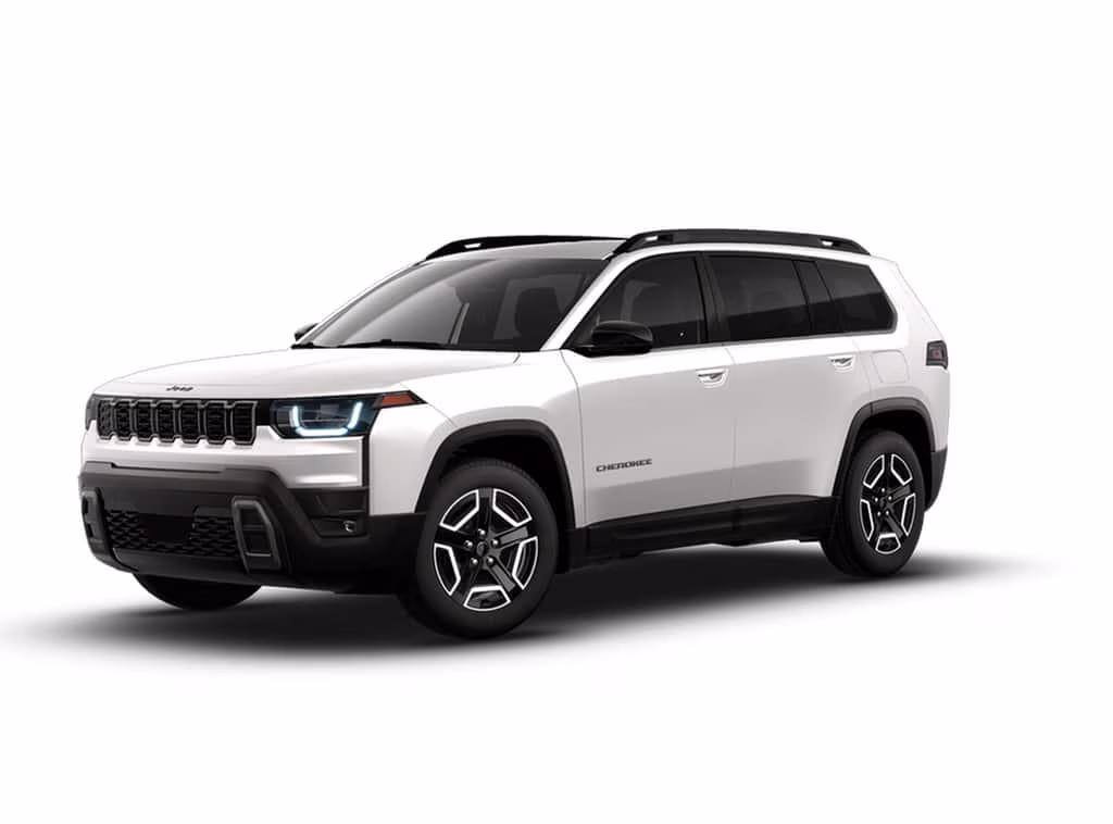 2026 Bright White Clear Coat Jeep Cherokee Cherokee Laredo 4x4 4X4 SUV