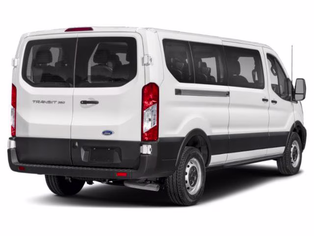2023 White Ford Transit Passenger Wagon RWD Van