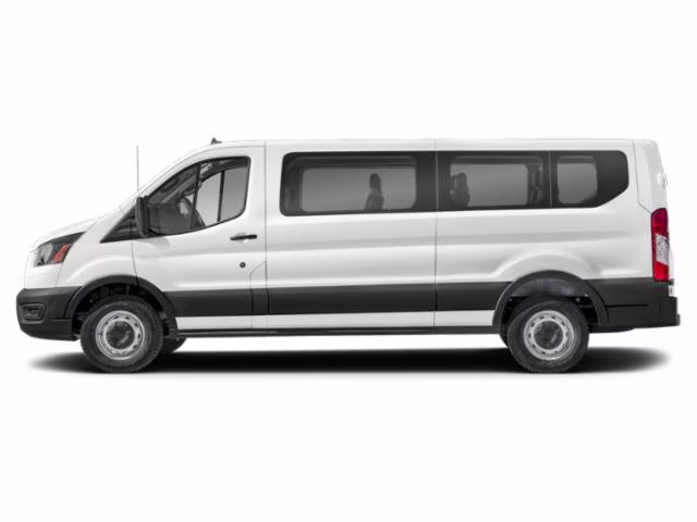 2023 White Ford Transit Passenger Wagon RWD Van