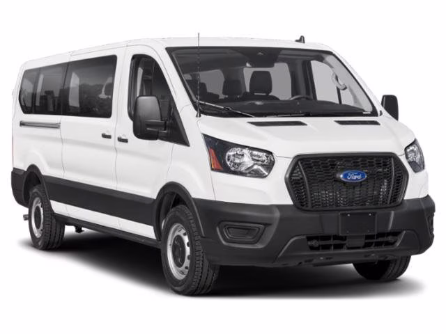 2023 White Ford Transit Passenger Wagon RWD Van