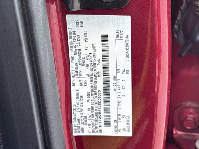 2018 Ruby Red Metallic Ford Super Duty F-250 SRW Lariat 4X4 Truck