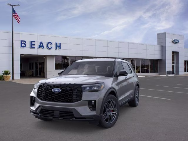 2026 Gray Metallic Ford Explorer ST-Line RWD SUV