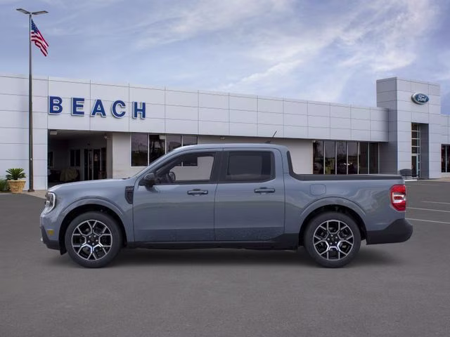 2026 Azure Gray Metallic Tri-Coat Ford Maverick Lariat AWD Truck