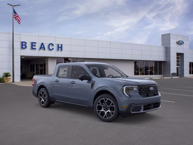 2026 Azure Gray Metallic Tri-Coat Ford Maverick Lariat AWD Truck