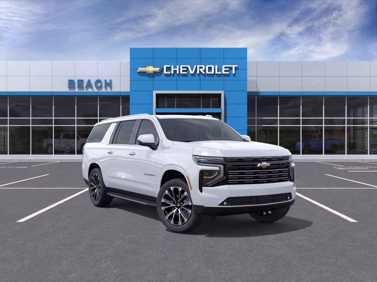 2026 Polar White Tricoat Chevrolet Suburban High Country 4X4 SUV