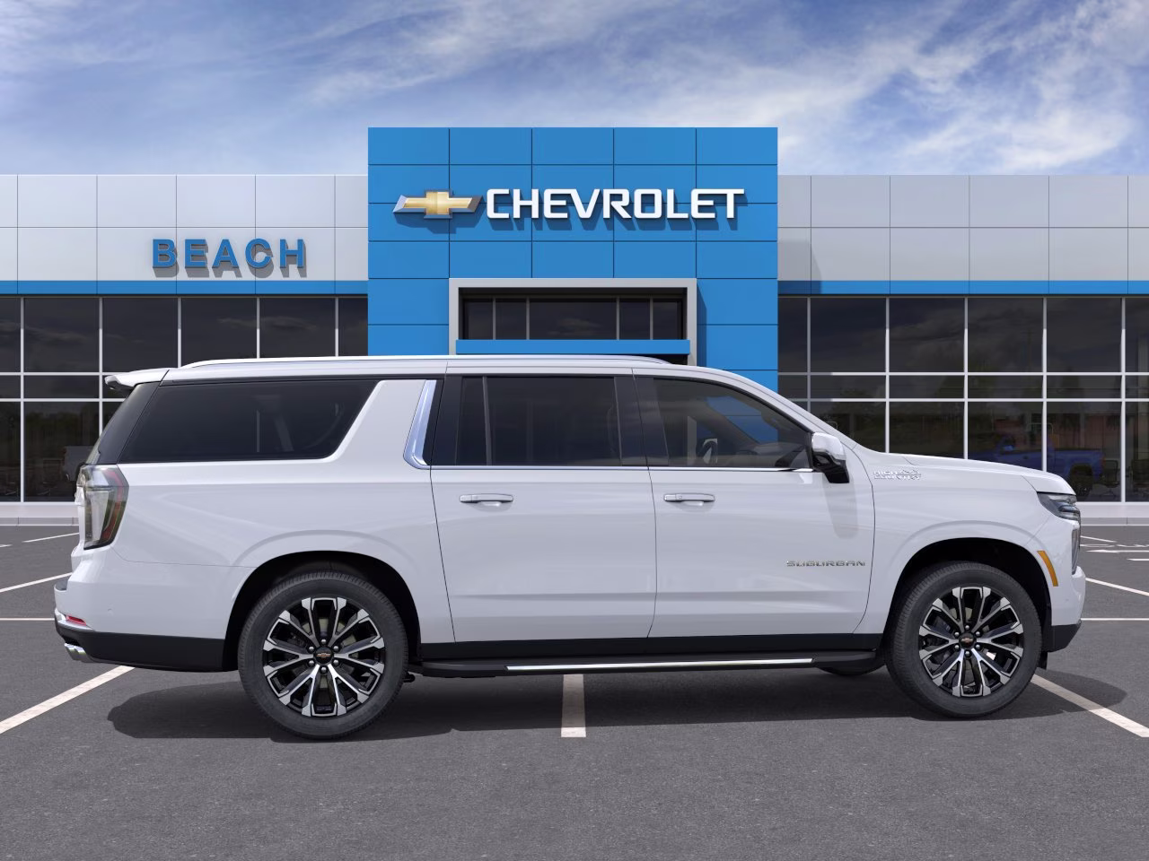 2026 Polar White Tricoat Chevrolet Suburban High Country 4X4 SUV