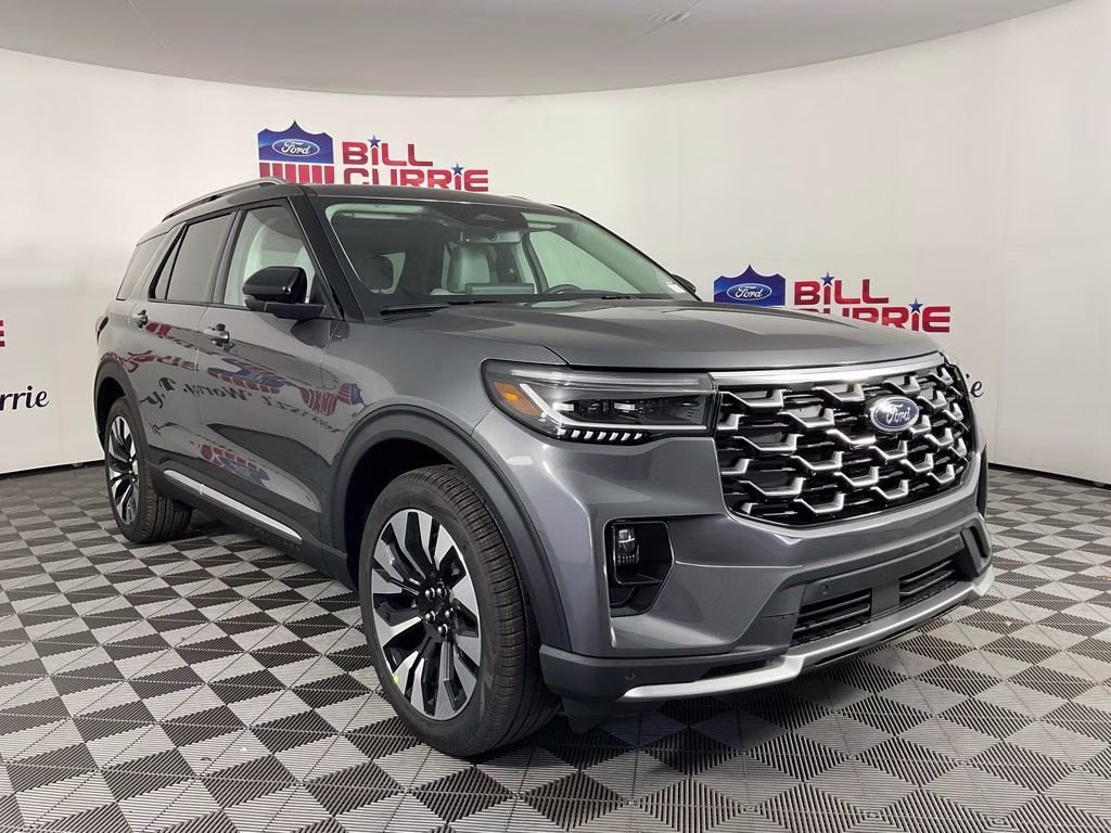 2026 Gray Metallic Ford Explorer Platinum 4X4 SUV