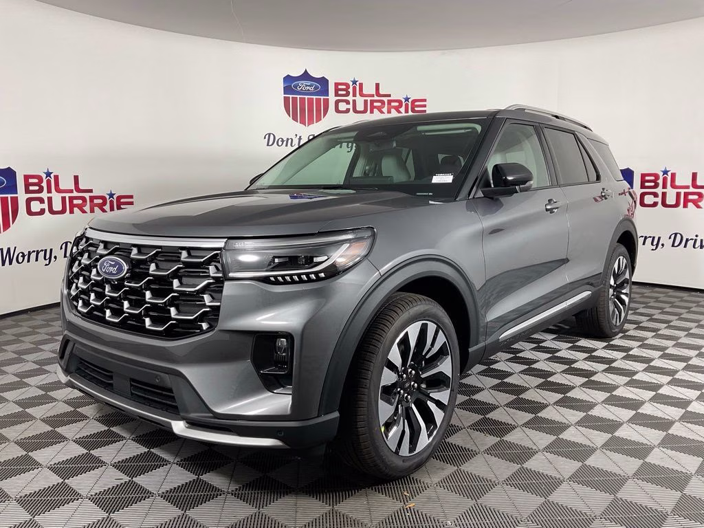 2026 Gray Metallic Ford Explorer Platinum 4X4 SUV