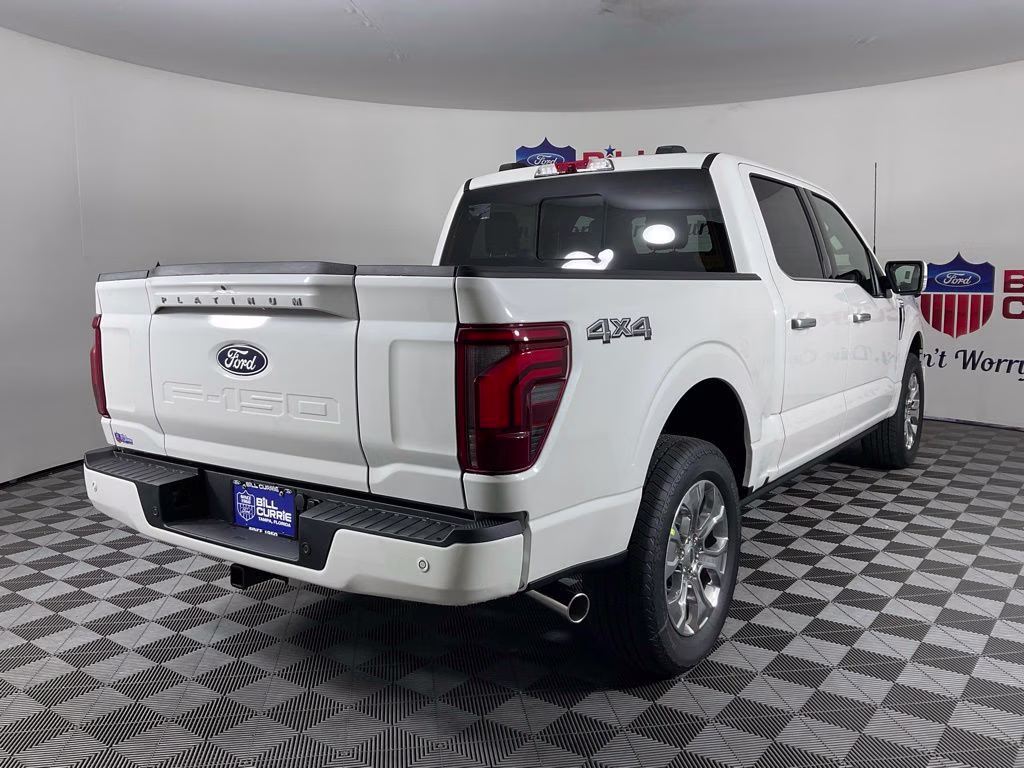 2026 White Ford F-150 Platinum 4X4 Truck