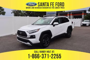 2024 White Toyota RAV4 Adventure AWD SUV
