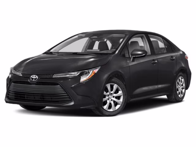 2024 Black Toyota Corolla LE FWD Sedan