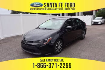 2024 Black Toyota Corolla LE FWD Sedan