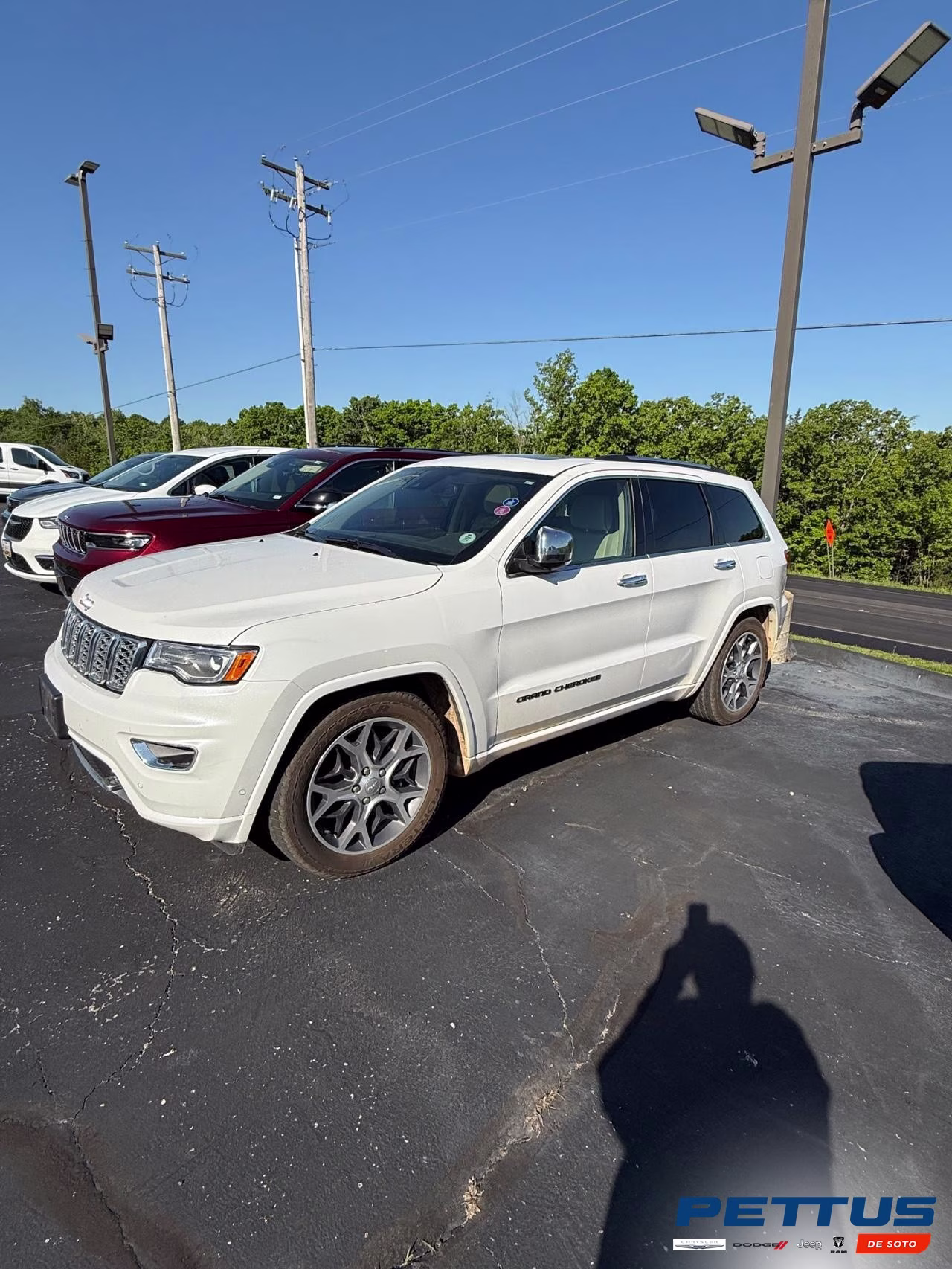 2019 WHITE Jeep Grand Cherokee Overland 4X4 SUV